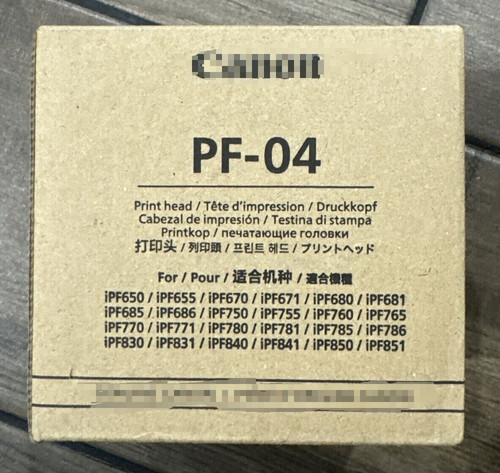 1PCS  PF-04 High Quality Printhead For Canon iPF650 iPF655 iPF671 iPF670 Printer