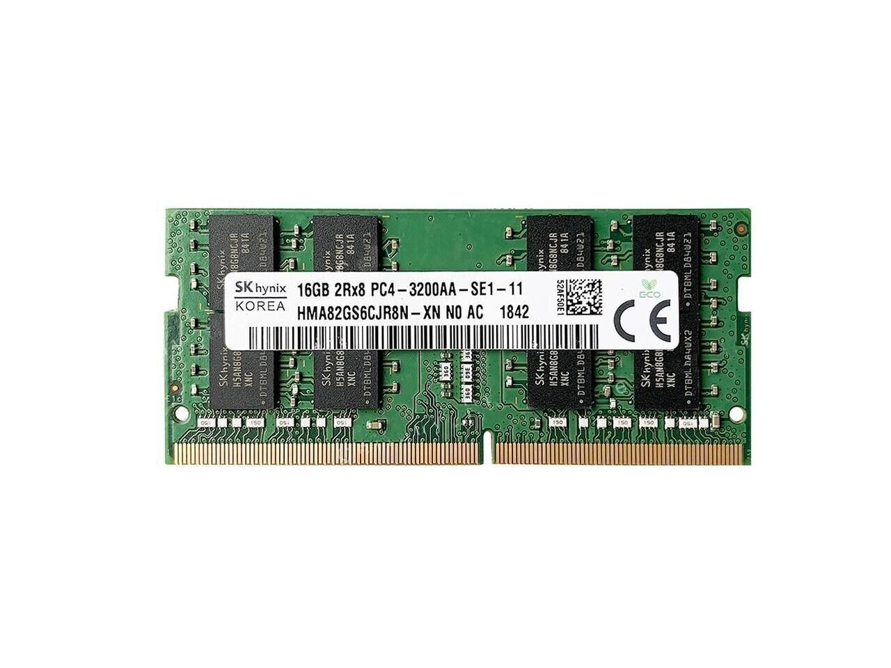 SK Hynix 16GB 2Rx8 PC4 3200AA SODIMM Laptop Memory HMA82GS6DJR8N