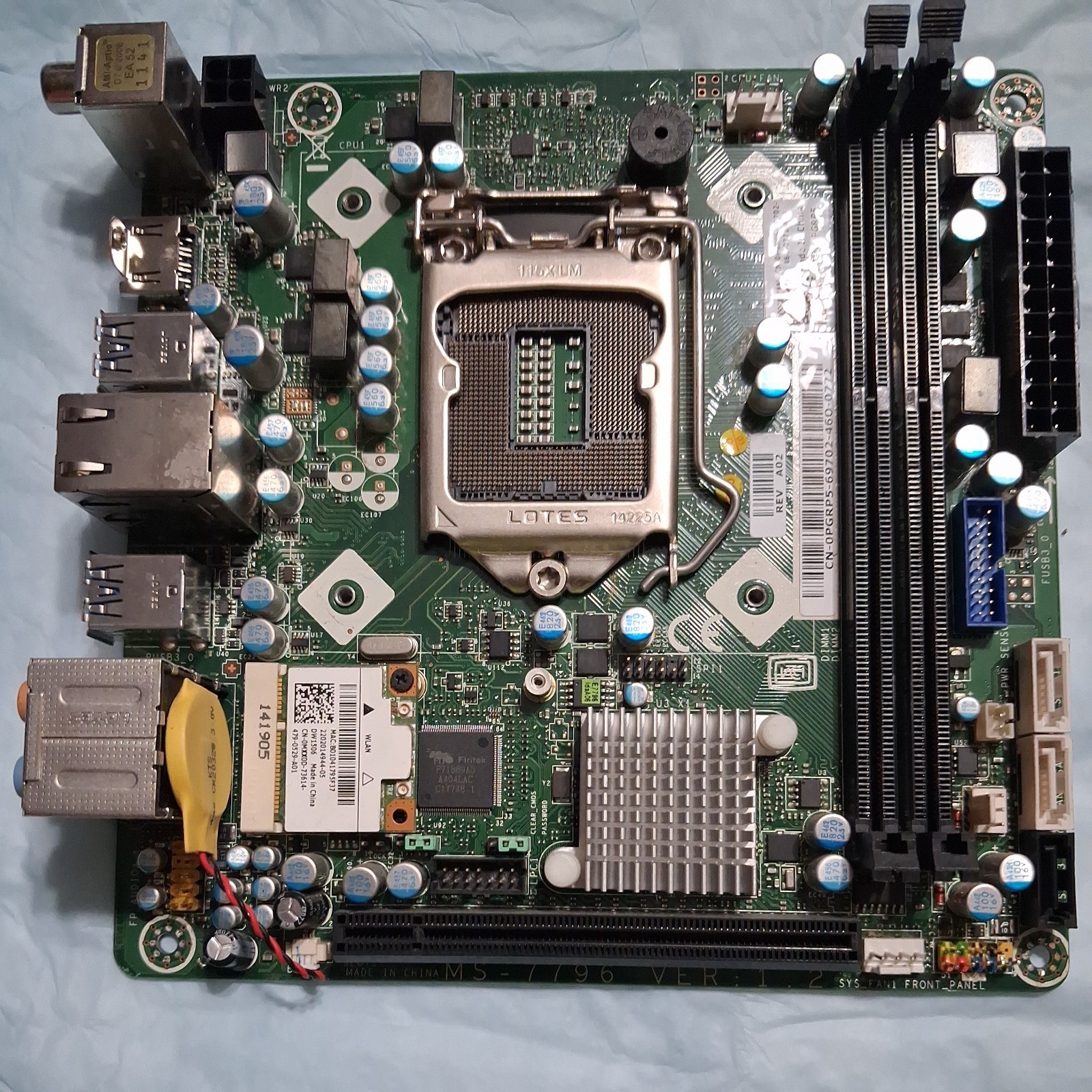 MS-7796 For Dell Alienware X51 R2 Motherboard CN-0PGRP5 DDR3 Mainboard