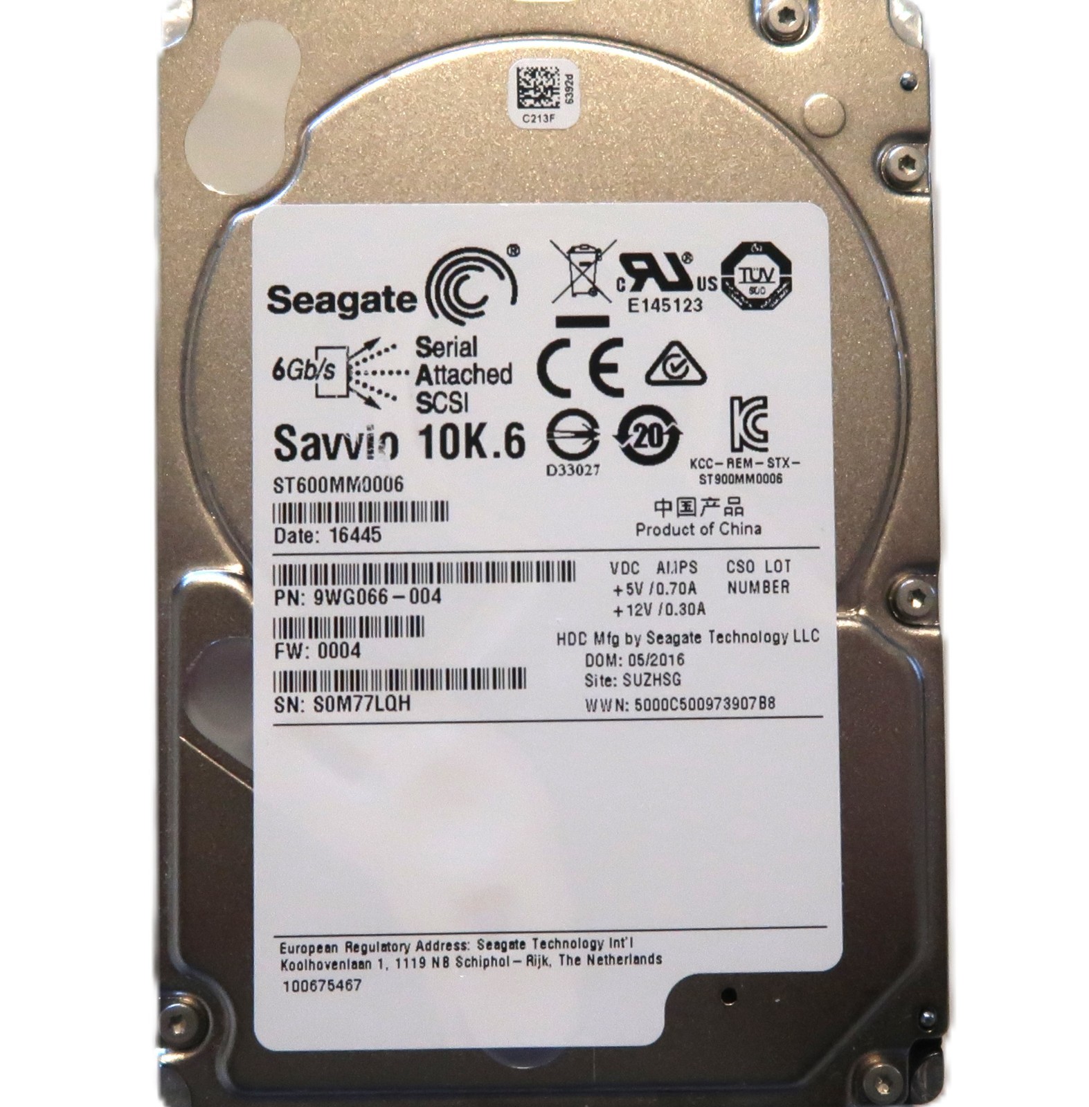 Seagate ST600MM0006 Savvio 10,000rpm 64MB 6Gb/s 600gb 2.5" SAS Enterprise *NEW*