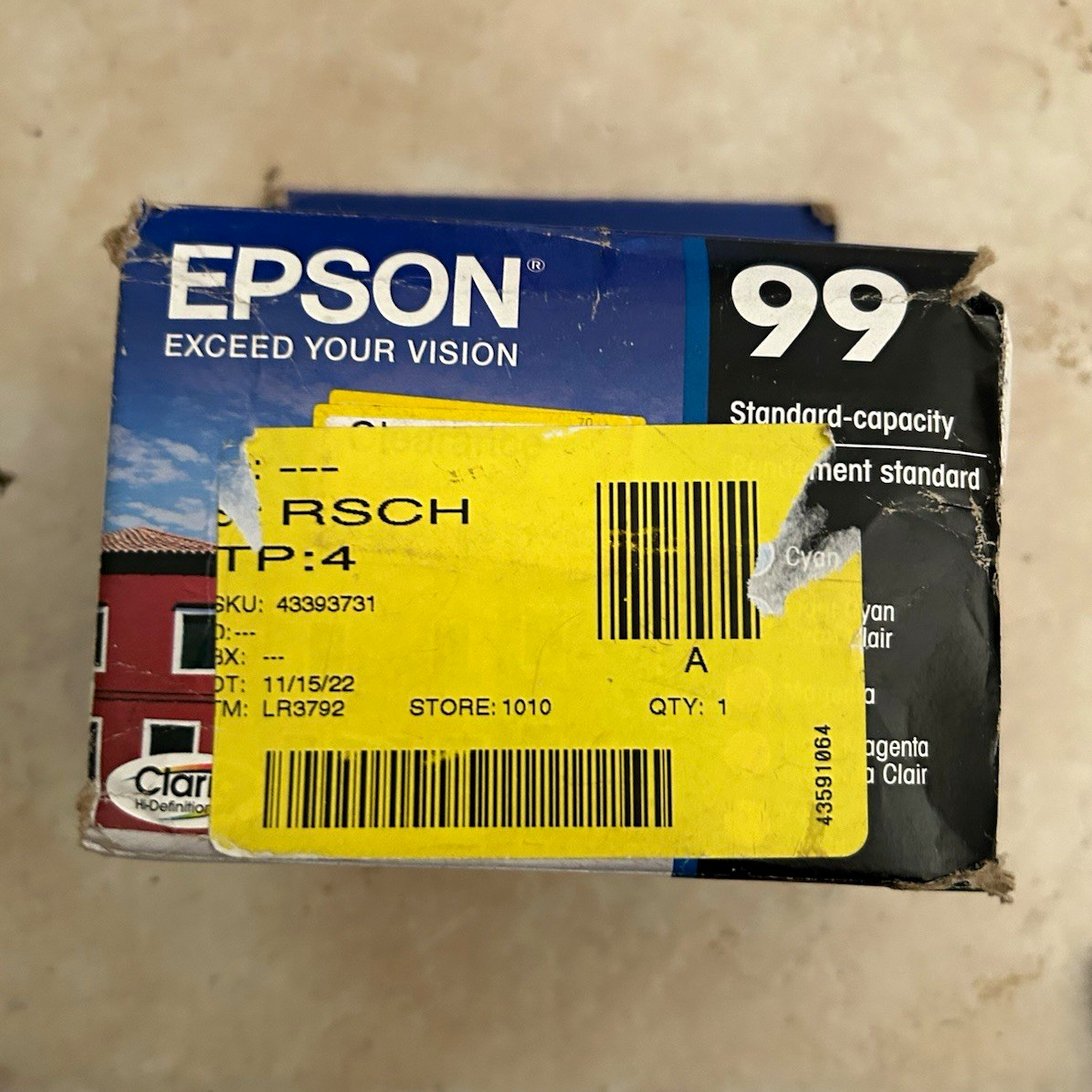Epson 99 Genuine/Original Inkjet Ink Cartridges CMY + Light Cyan/Magenta 5-Pack
