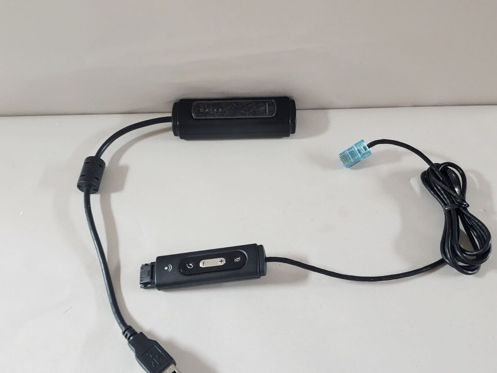 RARE Plantronics DA45 Headset USB Headset Adapter Audio Processor