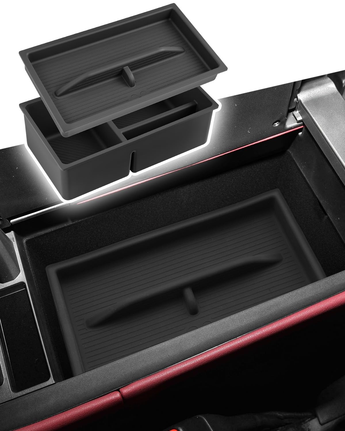 CDEFG Dual-Layer Console Organizer Tray for Lexus NX