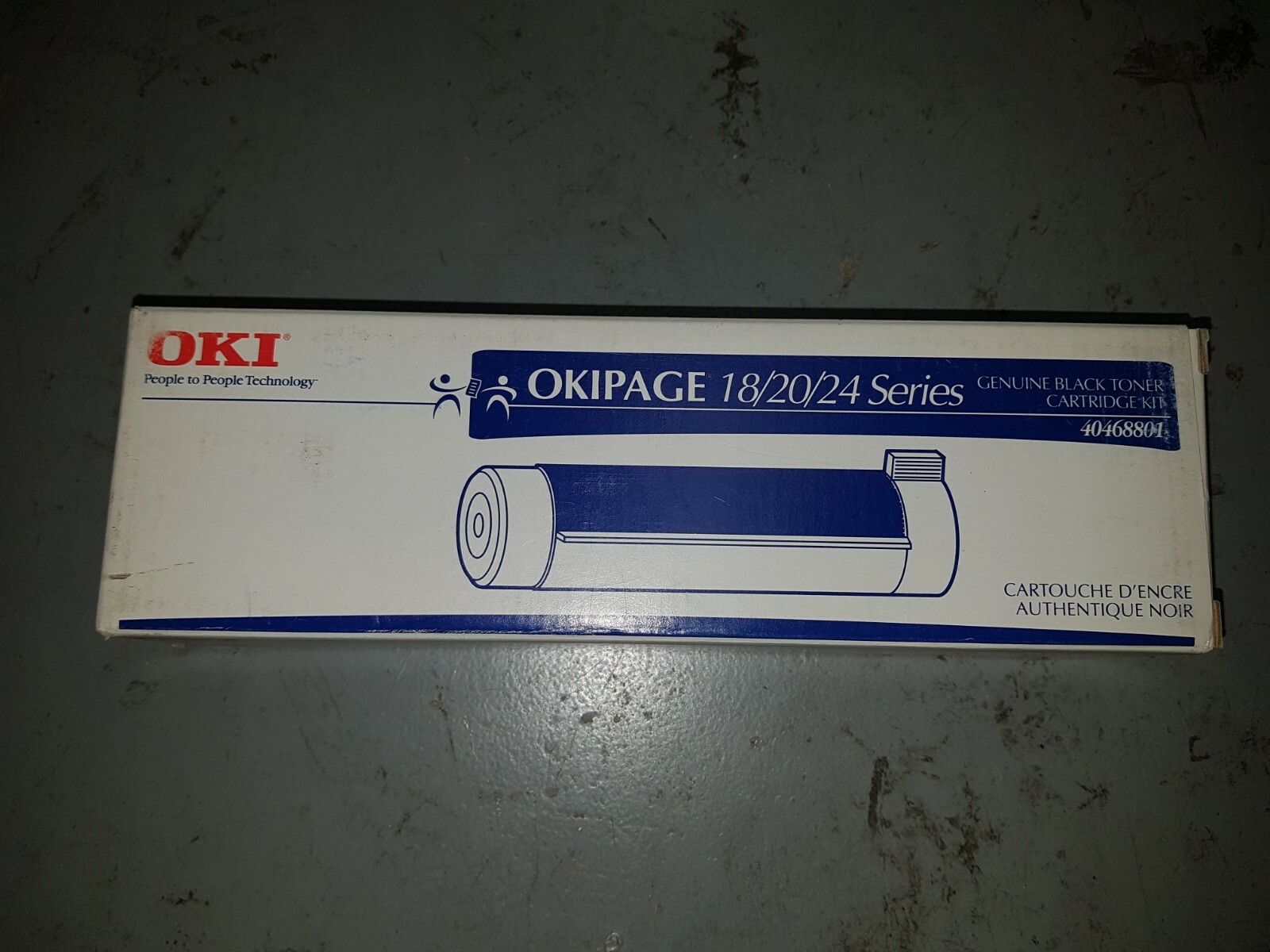 Genuine Oki 40468801 Black Toner Cartridge OkiPage 18 20 24 Series BNIB