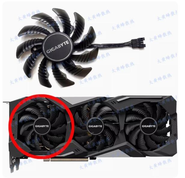 PLD08010S12HH For Gigabyte RX5500XT 5600XT 5700 5700XT GAMING Graphics Card Fan