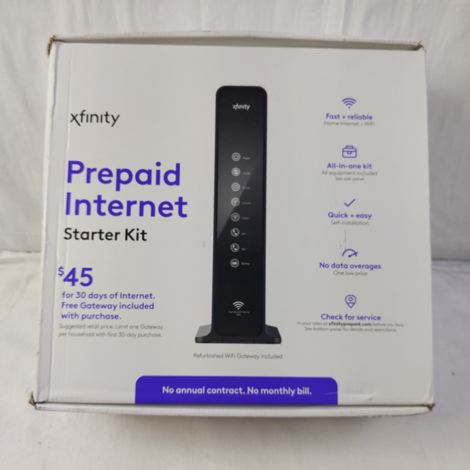 xFinity Prepaid Internet Starter Kit Dual Band WiFi 5 Wireless Router