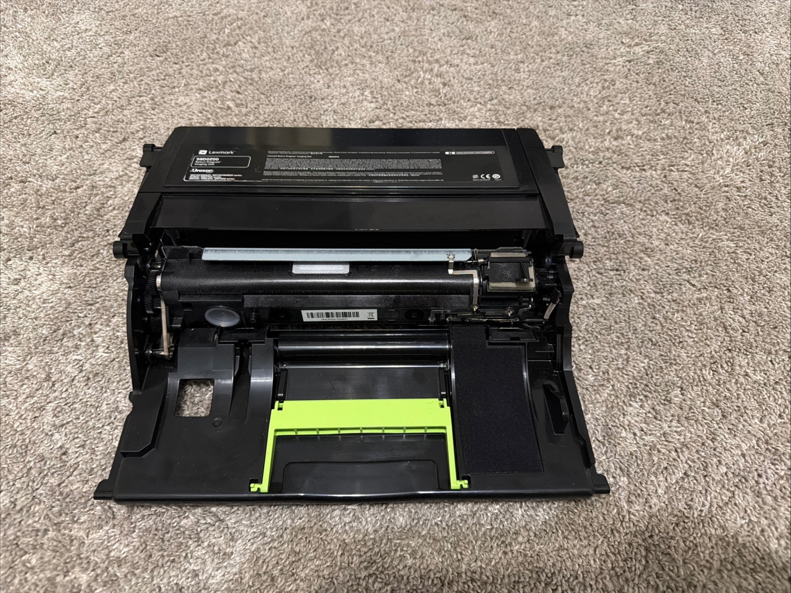 Genuine Lexmark 58D0Z00 Black Toner Cartridge OEM New Open Box Unused