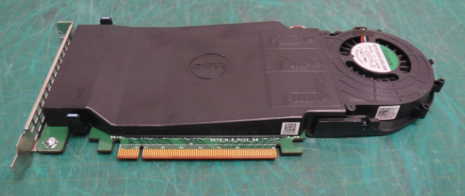 Dell DPWC400 PCIe x16 Quad NVMe SSD Adapter Card | DP/N 06N9RH 0JV6CB