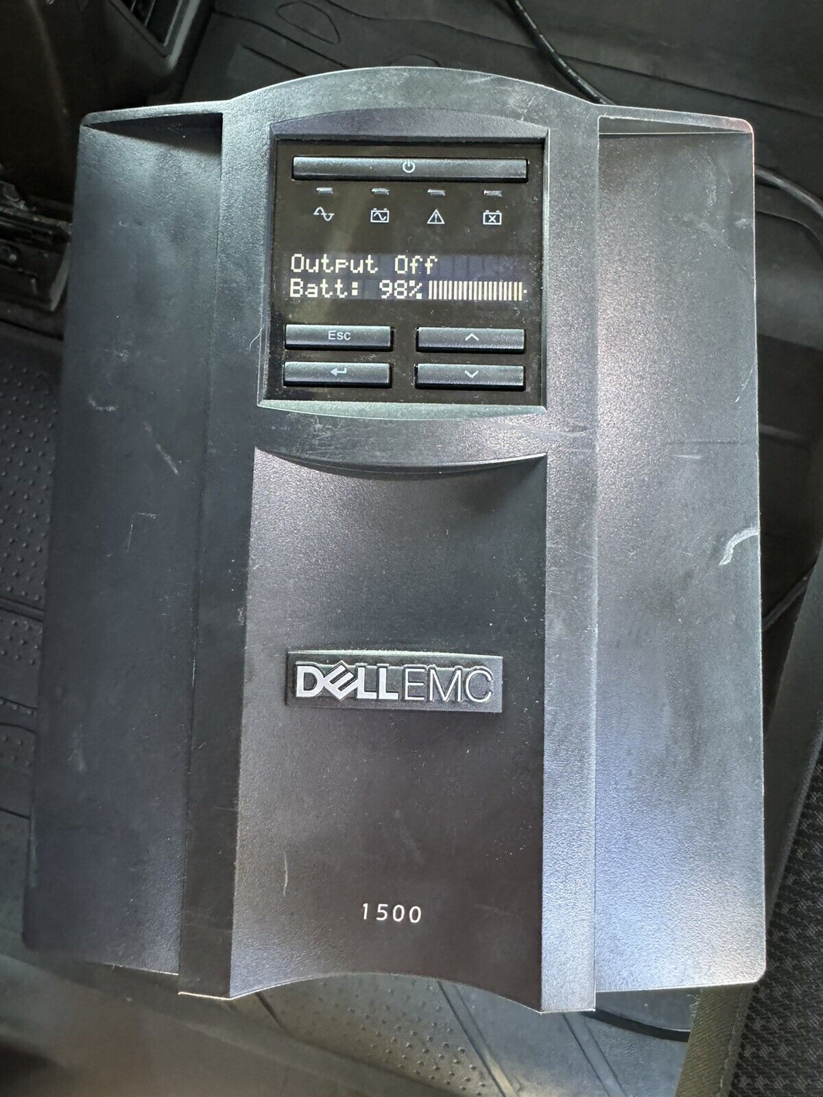 Dell Smart UPS 1500V - AC 120V - Black DLT1500C Not Tested