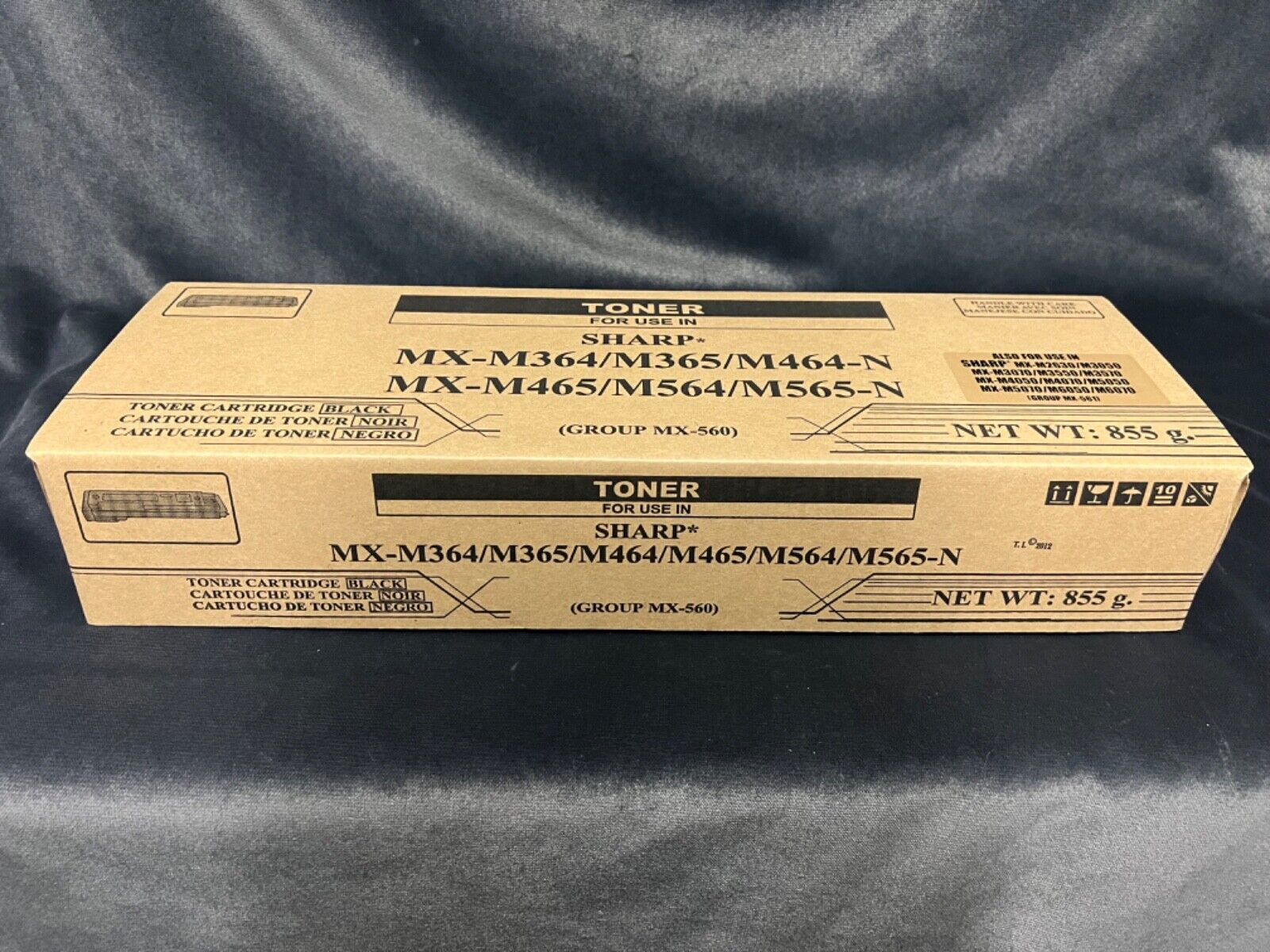 Sharp MX560NT Black Toner Cartridge MX-560NT Genuine OEM NIB