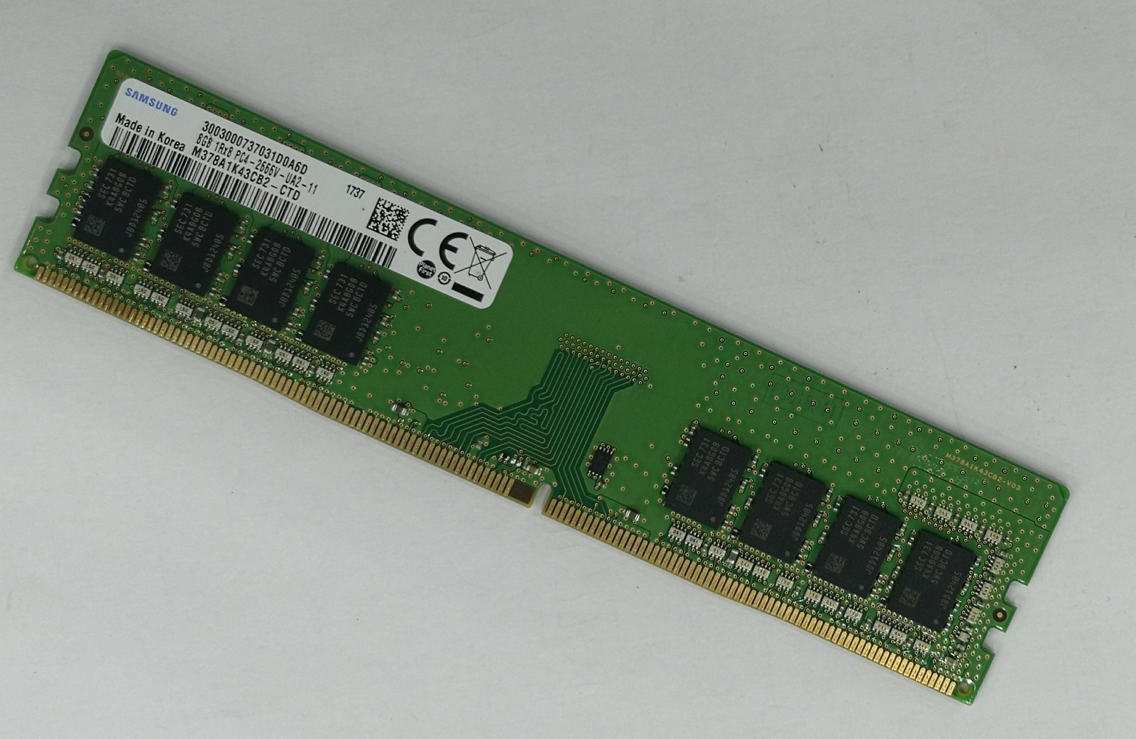 Samsung 8GB DDR4 2666 Desktop DIMM RAM 1Rx8 M378A1K43CB2-CTD for DELL HP Lenovo 