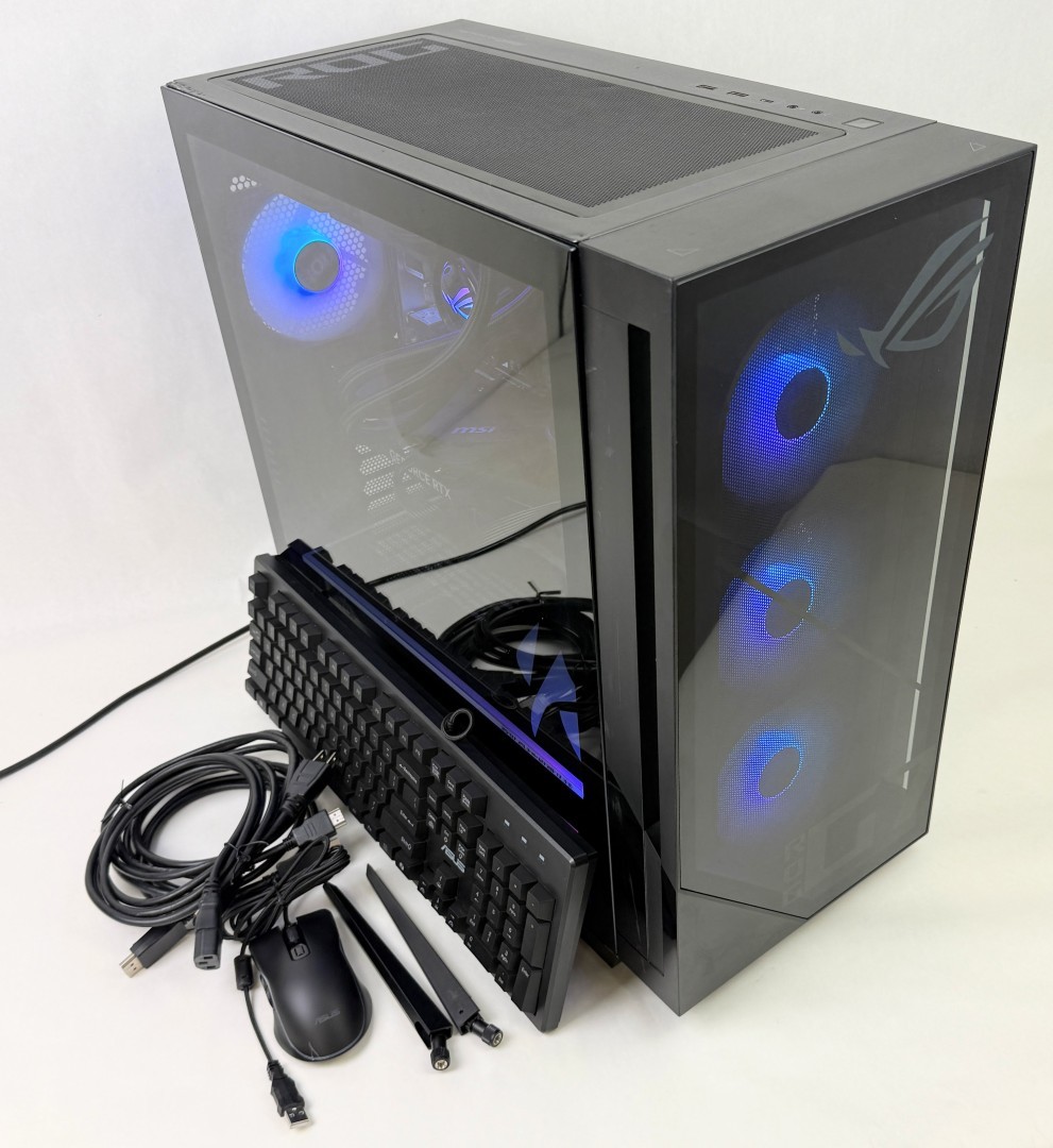ASUS ROG GM700TZ 58L Gaming Desktop Ryzen 7 8700F 16GB 1TB SSD RTX 4060 W11H
