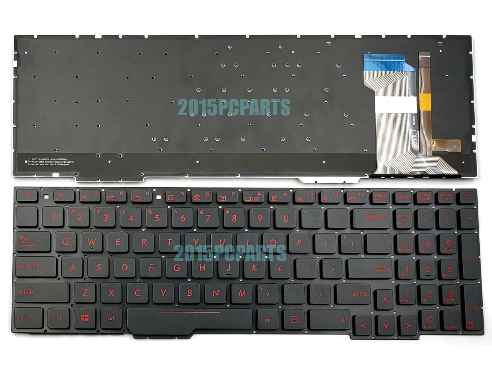 New Asus FX53VD-RH71 FX53VD-ES74 FX53VE-MS74 FX53VW-GH71 Keyboard US backlit