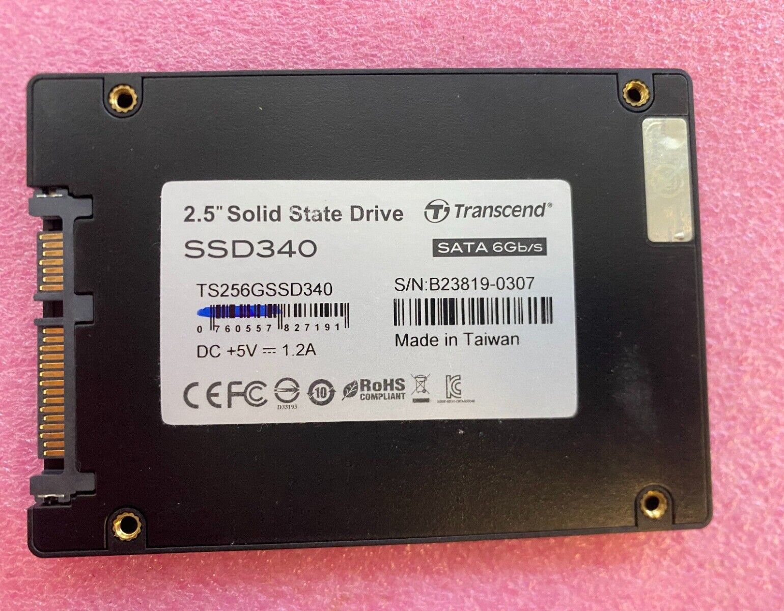 Transcend 256GB SSD340 SATA 6Gb/s TS256GSSD340 2.5