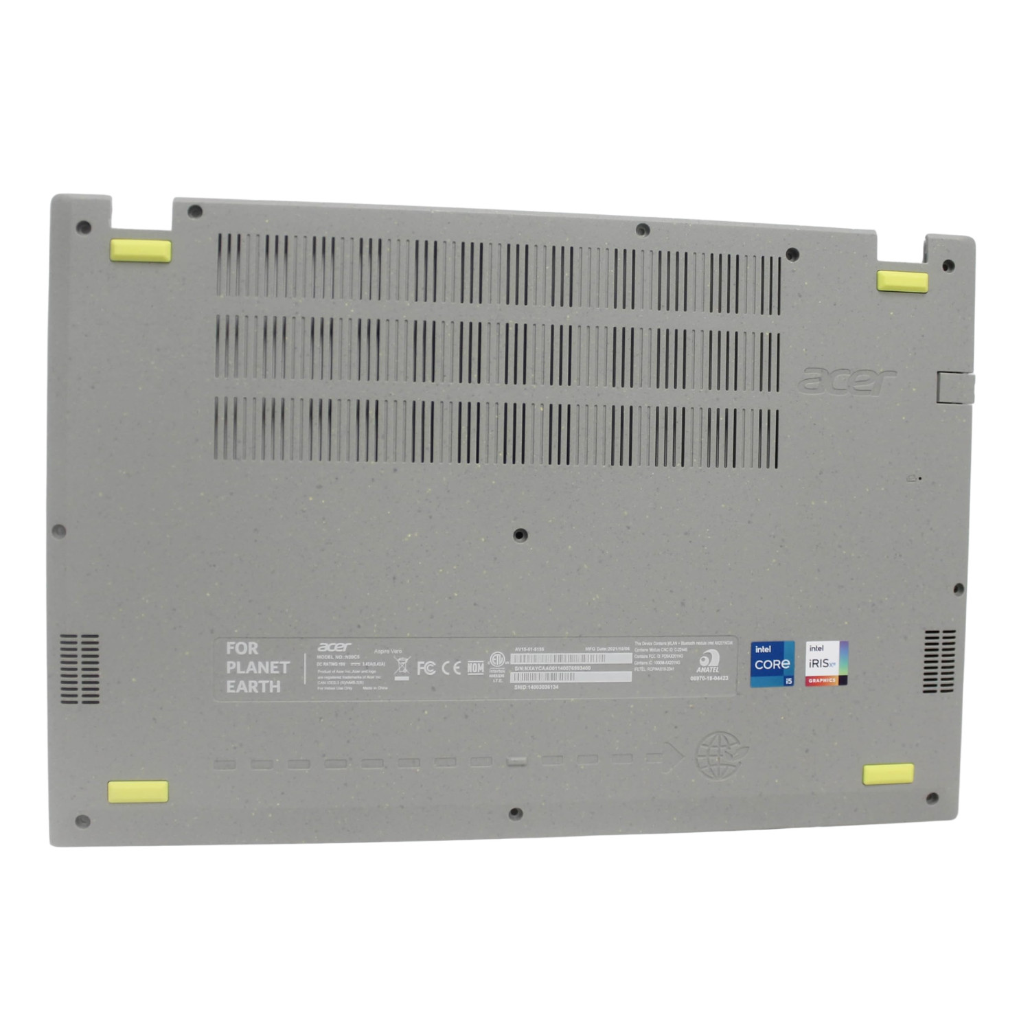 60.AYCN2.001 Acer Bottom Base Cover Gray Aspire Vero Av15-51-5155 "GRADE A"