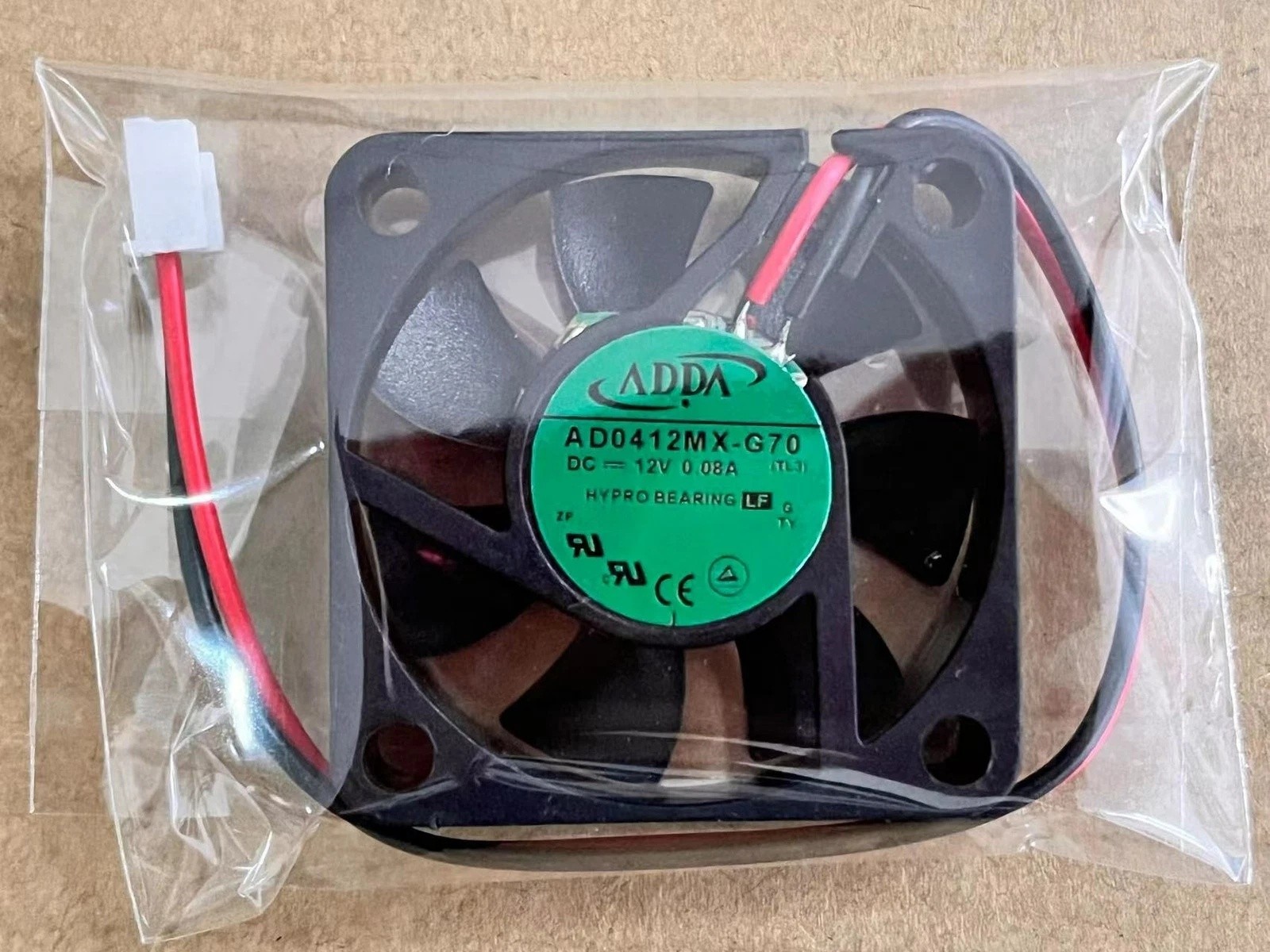 1PC Brand New ADDA AD0412MX-G70 Axial Fan 12V DC Fan 0.08A 2wire Cooling Fan