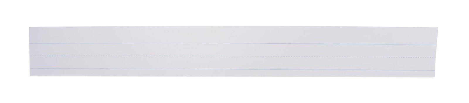 Ruled Sentence Strips 3 x 24 Inches White Pack of 100 Model 6471 School Smart