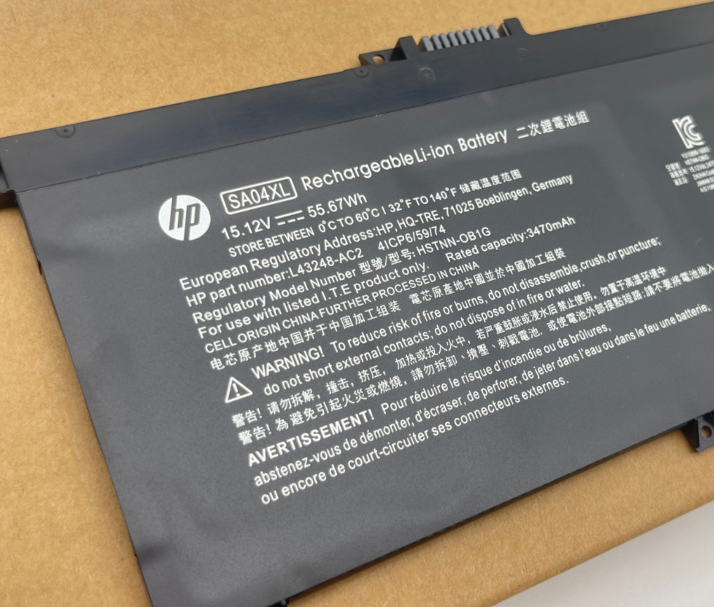 55.67Wh OEM SA04XL Battery for HP ENVY x360 15-dr1001la 15-dr1002la 15-DR1076NR