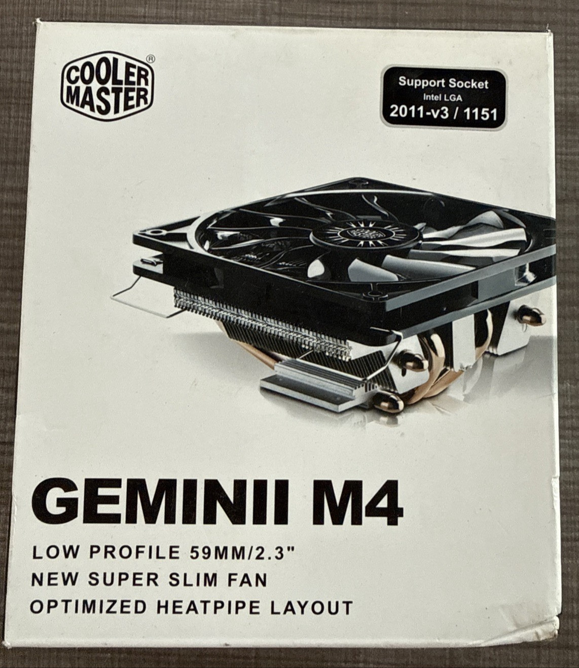 NEW Coolermaster Geminii M4 LGA 1151 Low Profile CPU Cooler