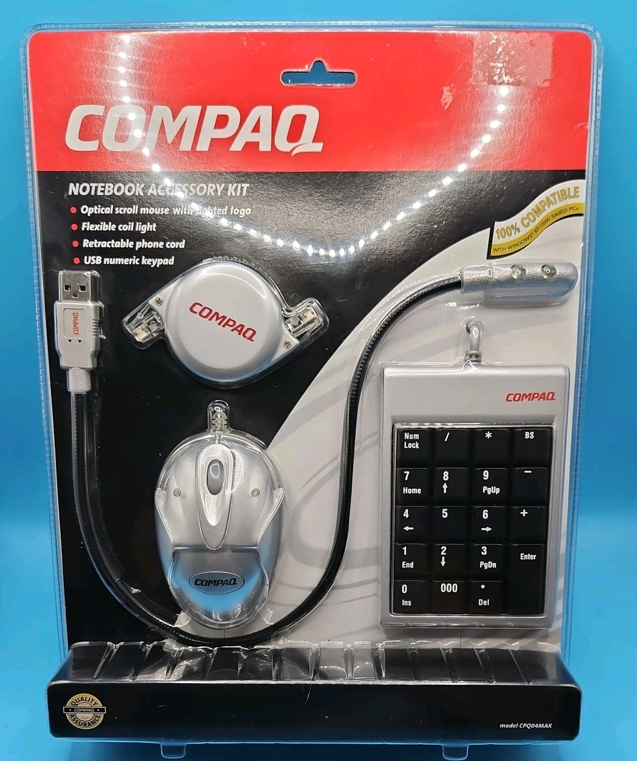 COMPAQ-Numeric Keypad With USB  MOUSE & Flexible Coil Light Notebook Accessories