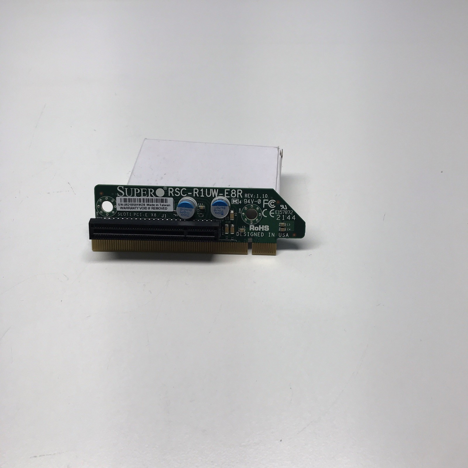 Supermicro RSC-R1UW-E8R 1U WIO PCI-Express x8 Riser Card 