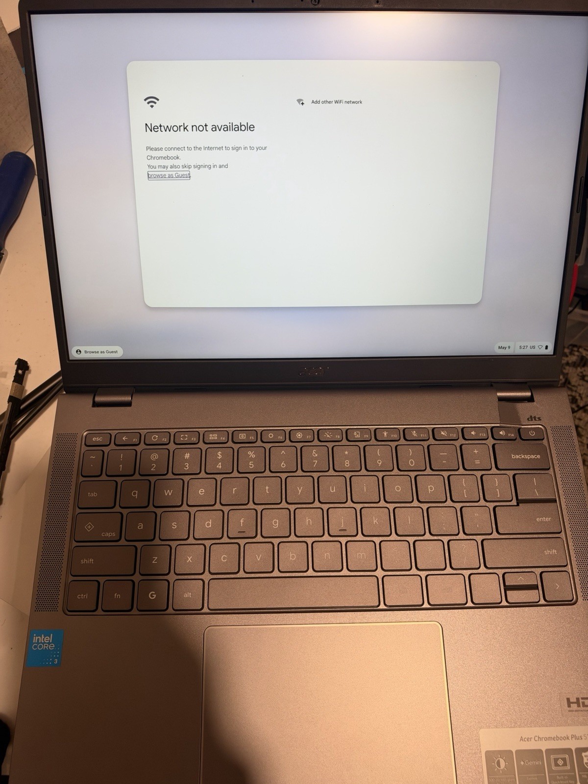ACER CB514-6HT-368E Chromebook Plus 514 Laptop 14" 512GB SSD N355 8GB Chrome
