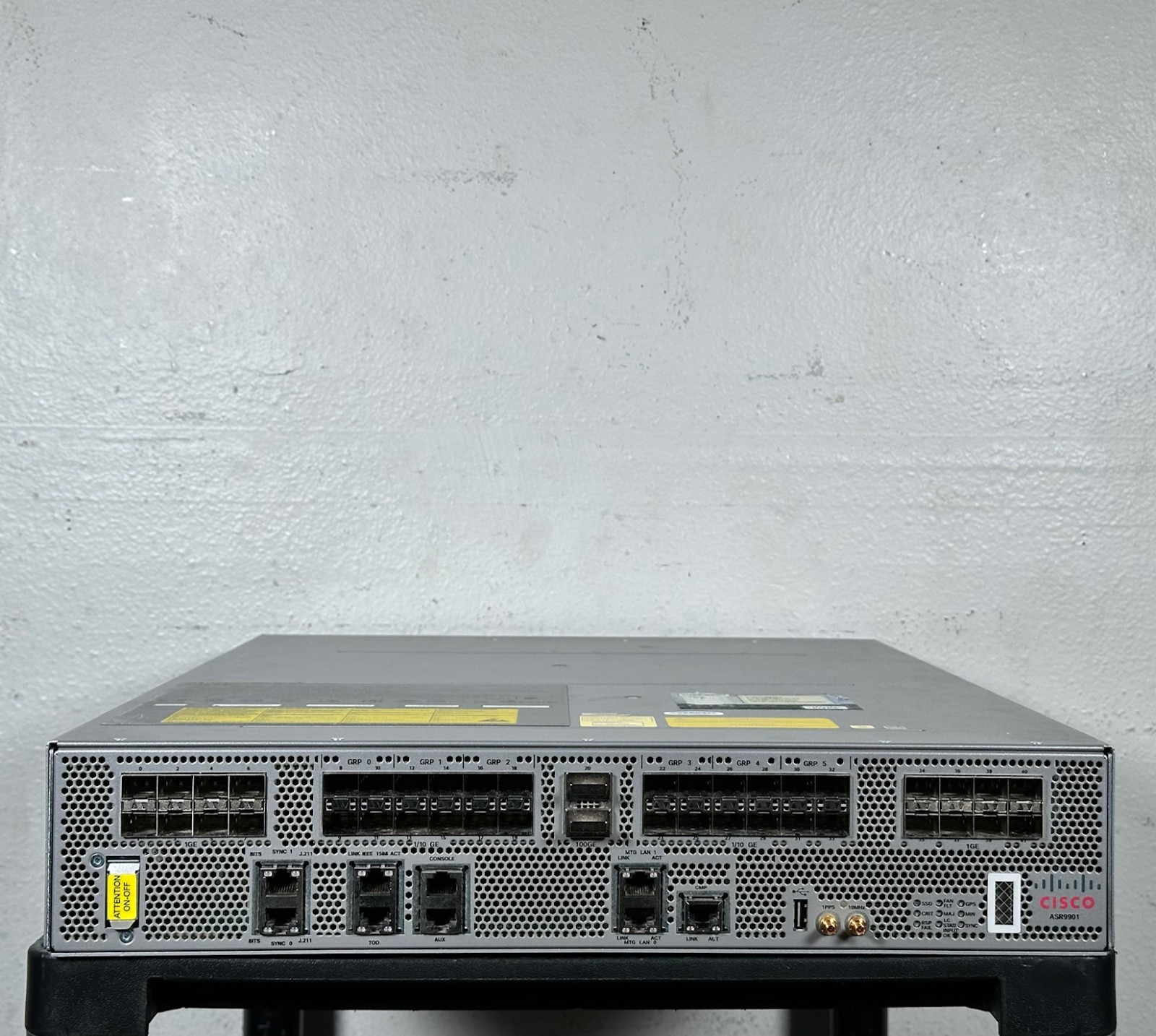 Cisco ASR-9901 Router 16x1G 24x1/10G 2x100G ports Dual AC