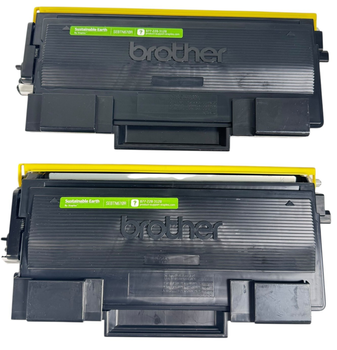 2-Pack Staples Compatible Brother TN670 Toner Cartridges SEBTN670R Black