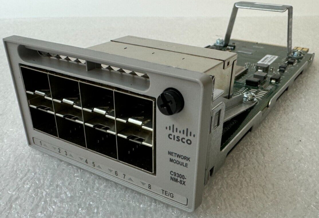 C9300-NM-8X CISCO C9300 Series 8 x 10GE Network Module for Catalyst 9300 Switch