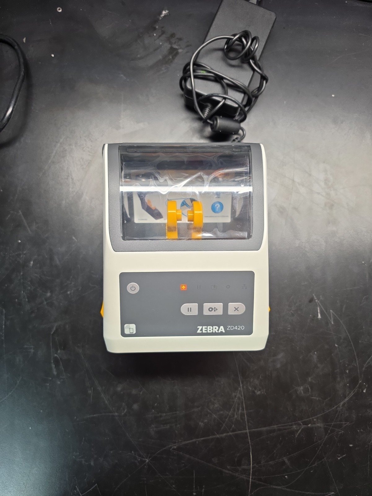 Used Zebra ZD420 DPI Direct Thermal Label Printer w/AC Adapter