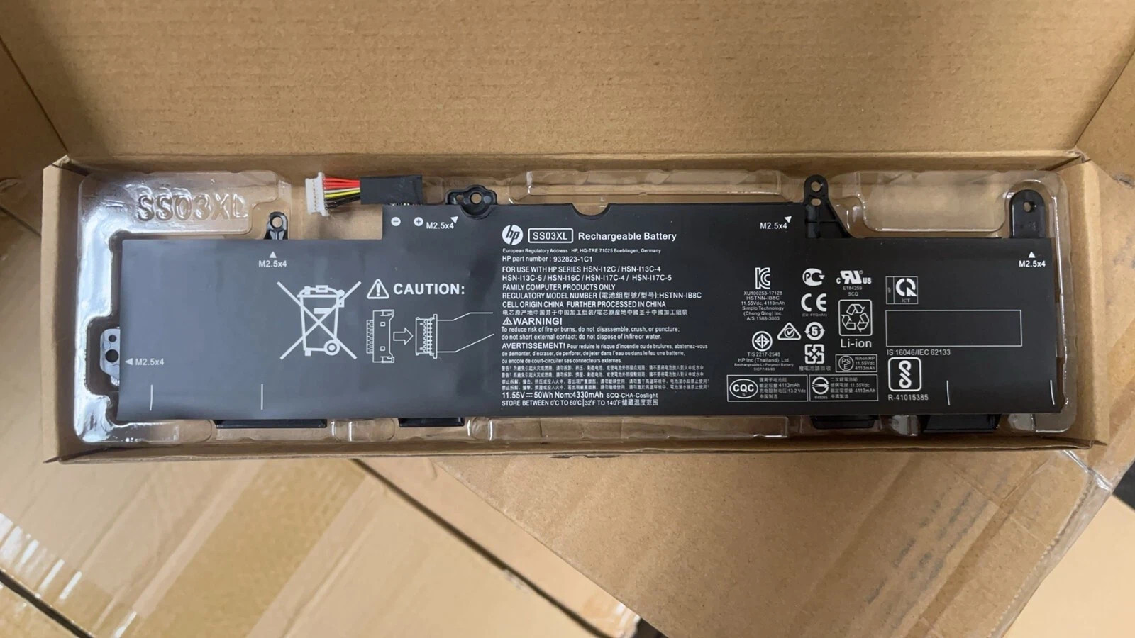 OEM Genuine SS03XL Battery for HP EliteBook 840 G5 G6 730 735 740 G5 933321-85