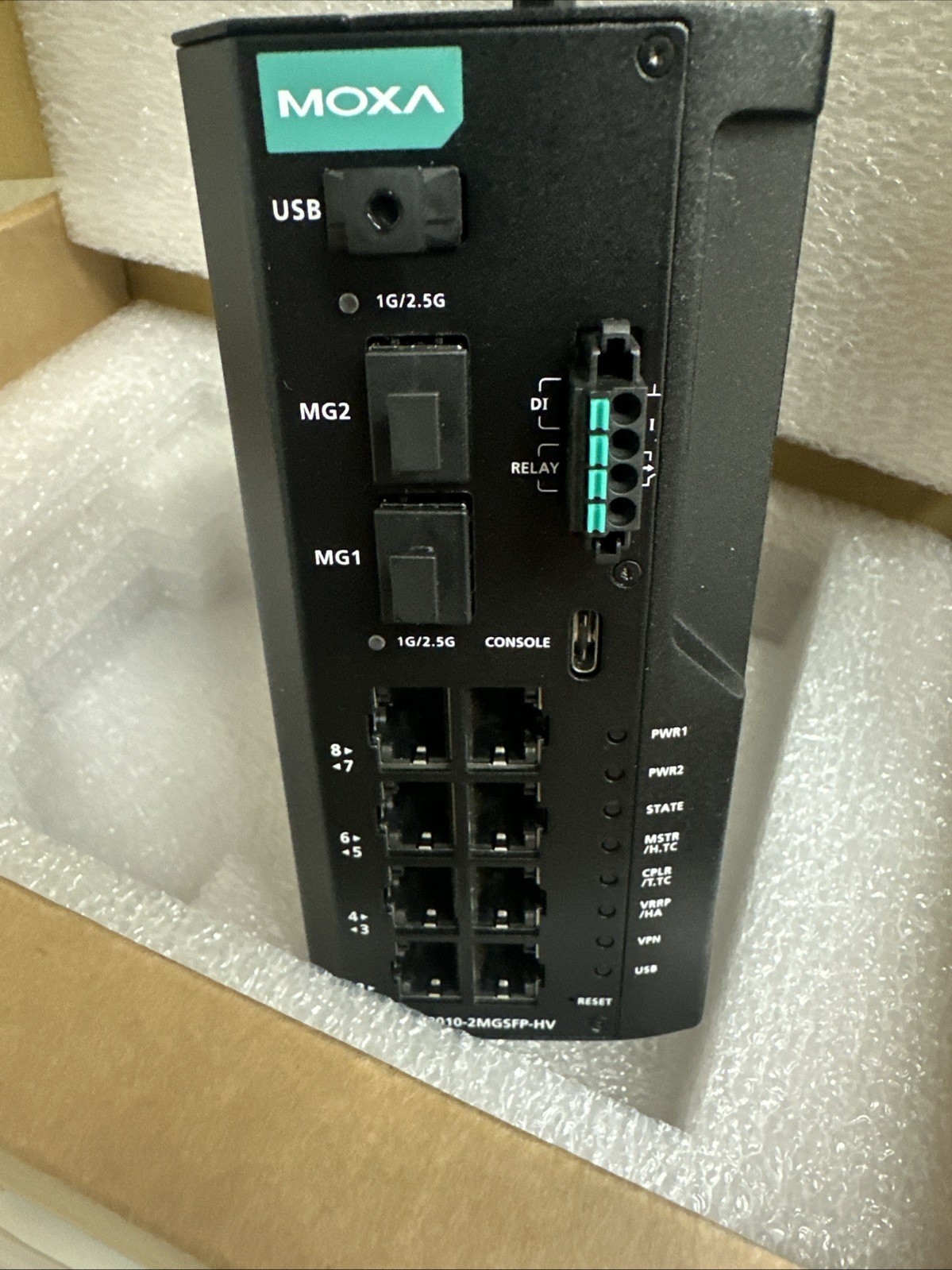 MOXA EDR-G9010-VPN-2MGSFP-HV-T Brand new in box USA SELLER