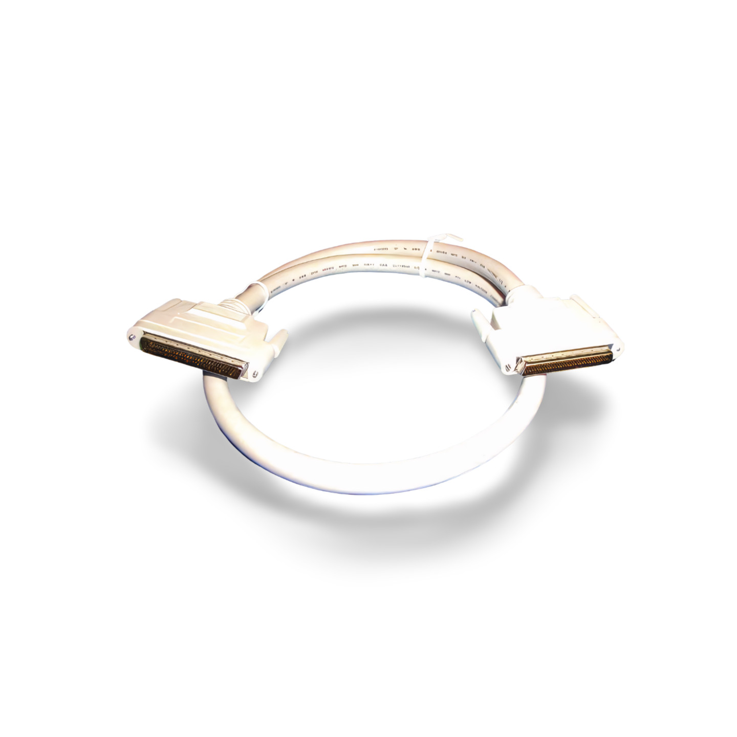 3ft SCSI-III HPDB68 Male TS to SCSI-III HPDB68 Male TS Cable External - Beige