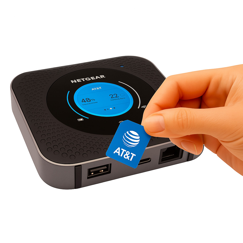 AT&T Unlimited Data Hotspot Plan + FREE Router – No Contract $69 First Month