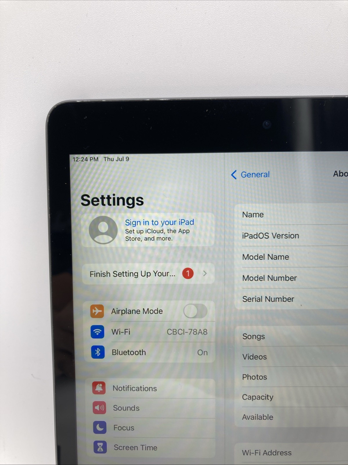 Apple iPad (9th Gen) 64GB WiFi  NT