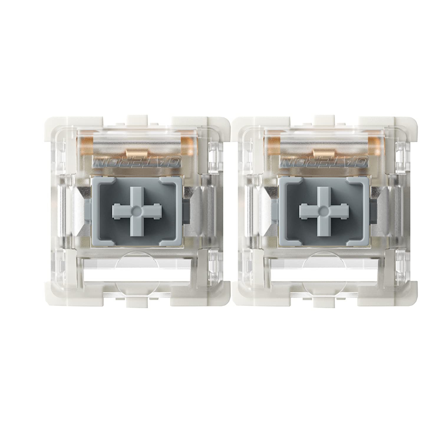 Gateron G Silver Pro Switches Pre-lubed 3pin RGB SMD Linear Dust-Proof Single...