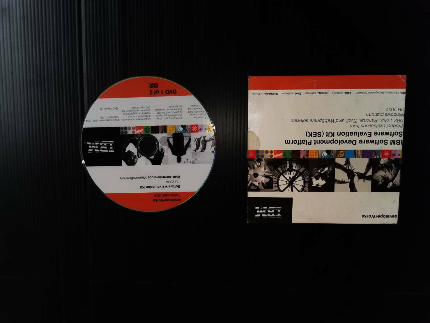 IBM Software Development Evaluation Kit(SEK) Vintage Seals WebSphere Windows 