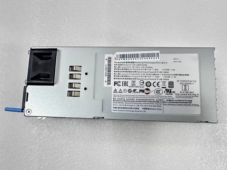 Great Wall GW-CRPS1600D 1600W CRPS Platinum Server PSU Hot Swap PMBus  中文对照