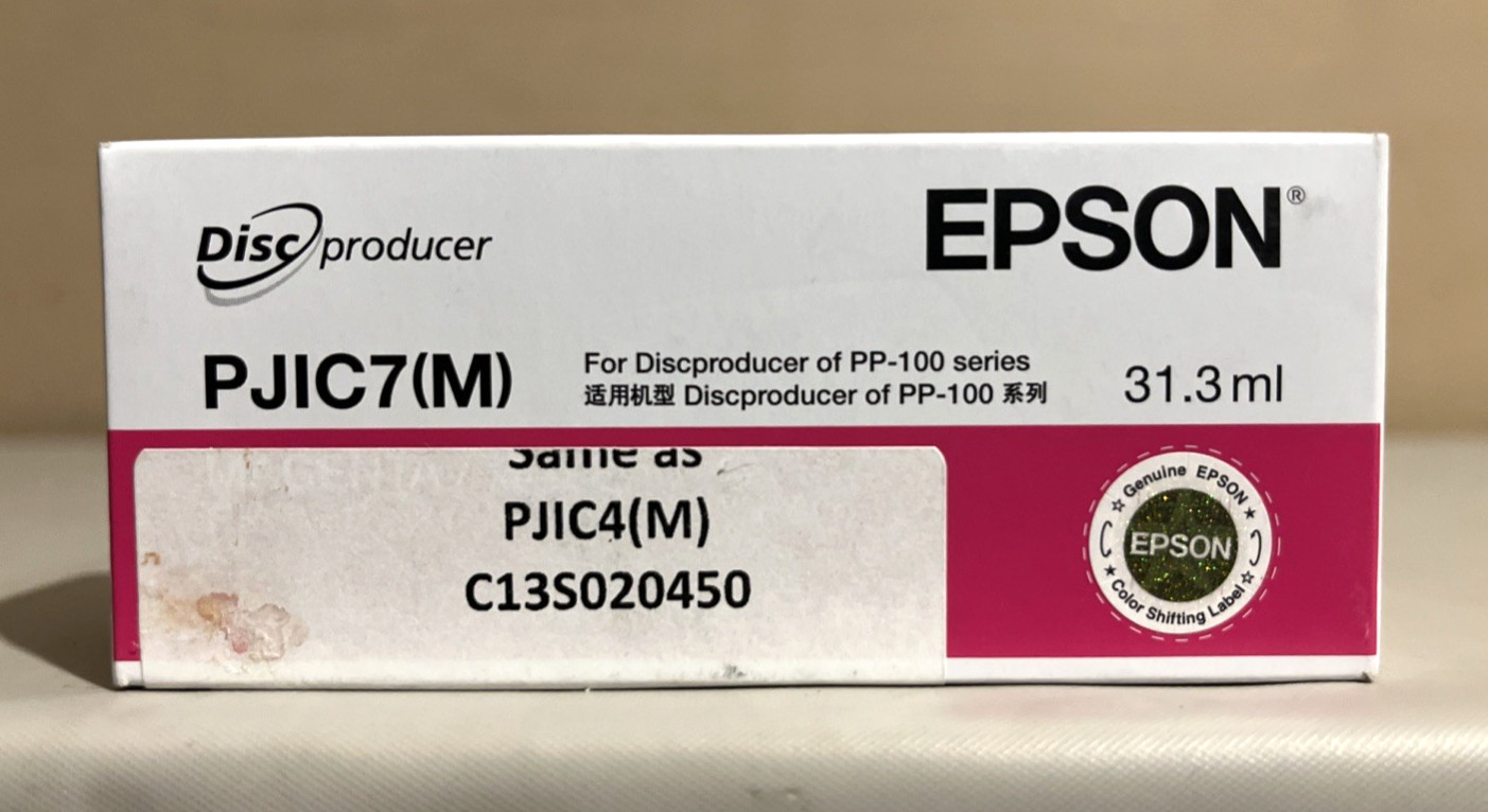 Epson Disc producer PJIC7, PP-100, PJ1C7(M), PJ1C4(M) 31.3ml C13S020450 Ink