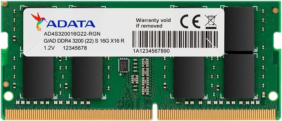 ADATA Premier 16GB  DDR4 3200MHz CL22 PC4-25600 260-Pin SODIMM Memory RAM