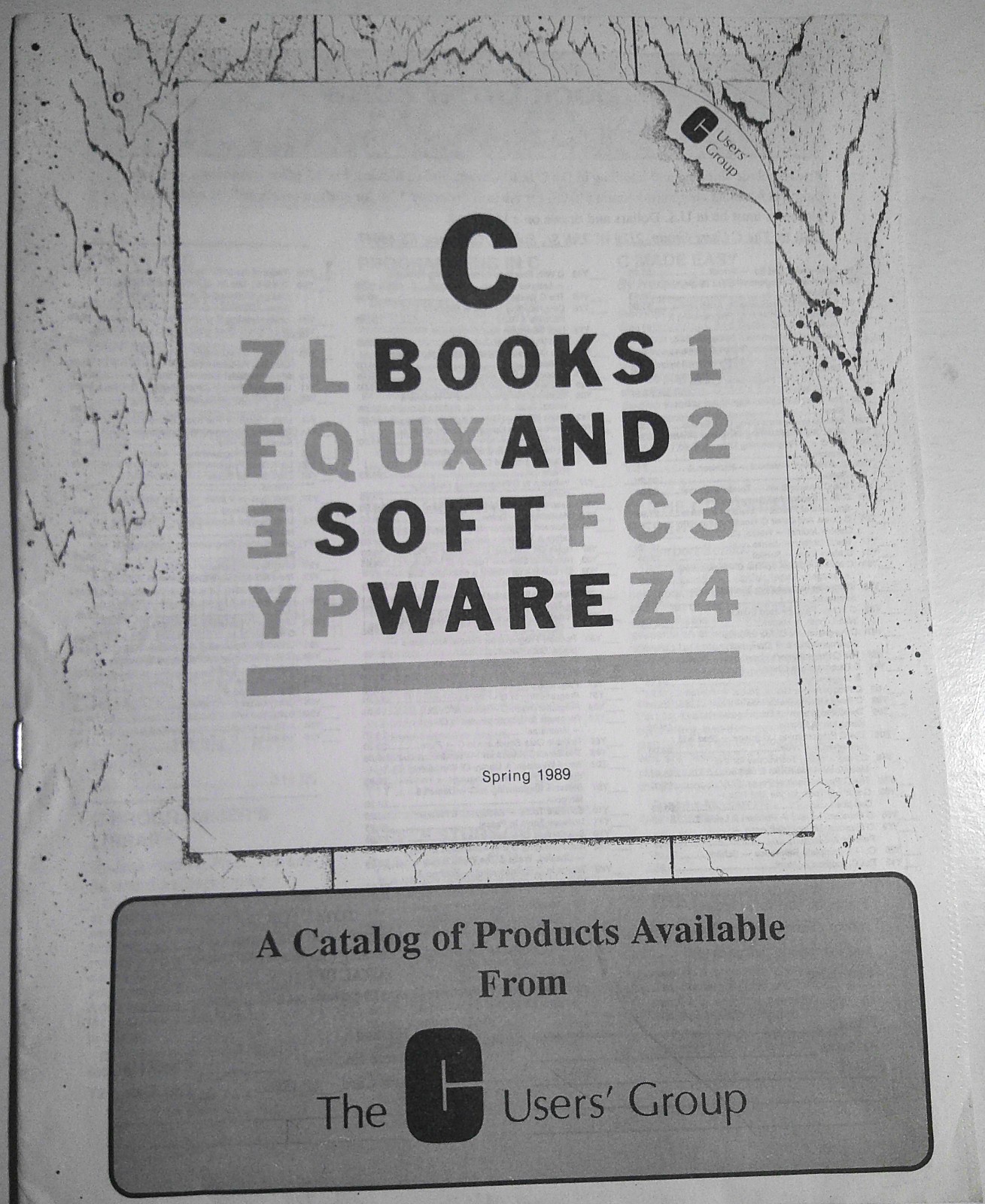 C Books and Software, Spring 1989 - A Catalog of products from C Users' Group