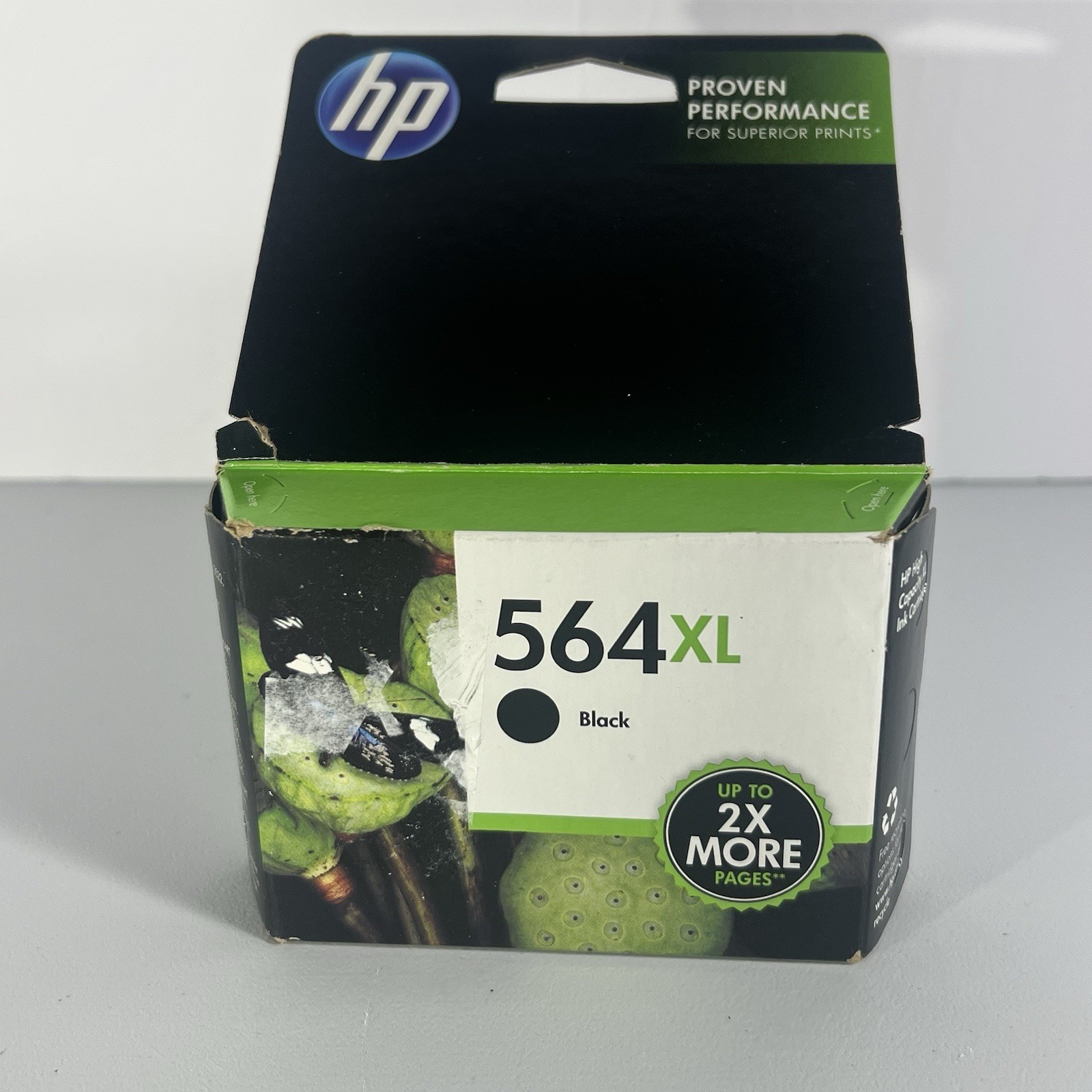 Genuine HP 564XL Black Ink High Yield Cartridge New Sealed - EXP 03/15 (D)