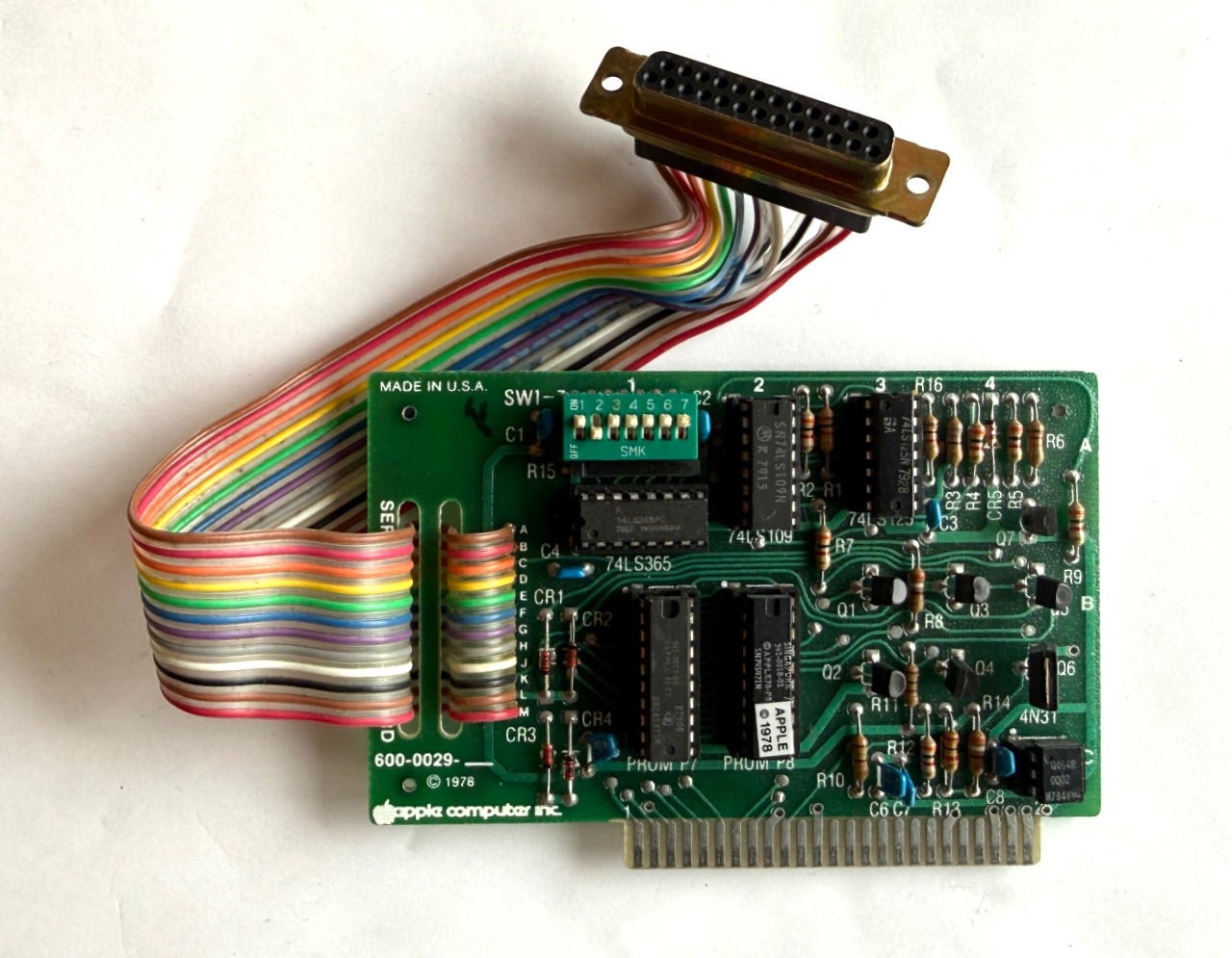 Apple II Serial Interface Card, 600-0029