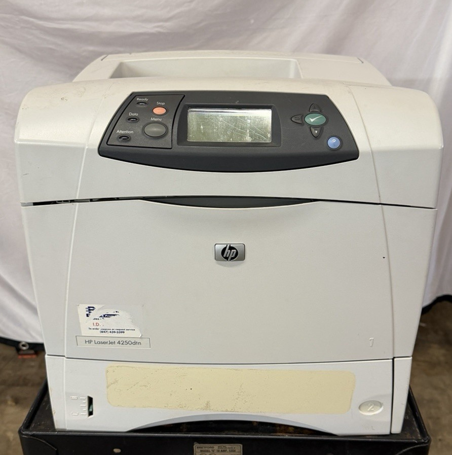 HP Laserjet 4250n 4250 Laser Printer Q5403A tested Supplies almost full