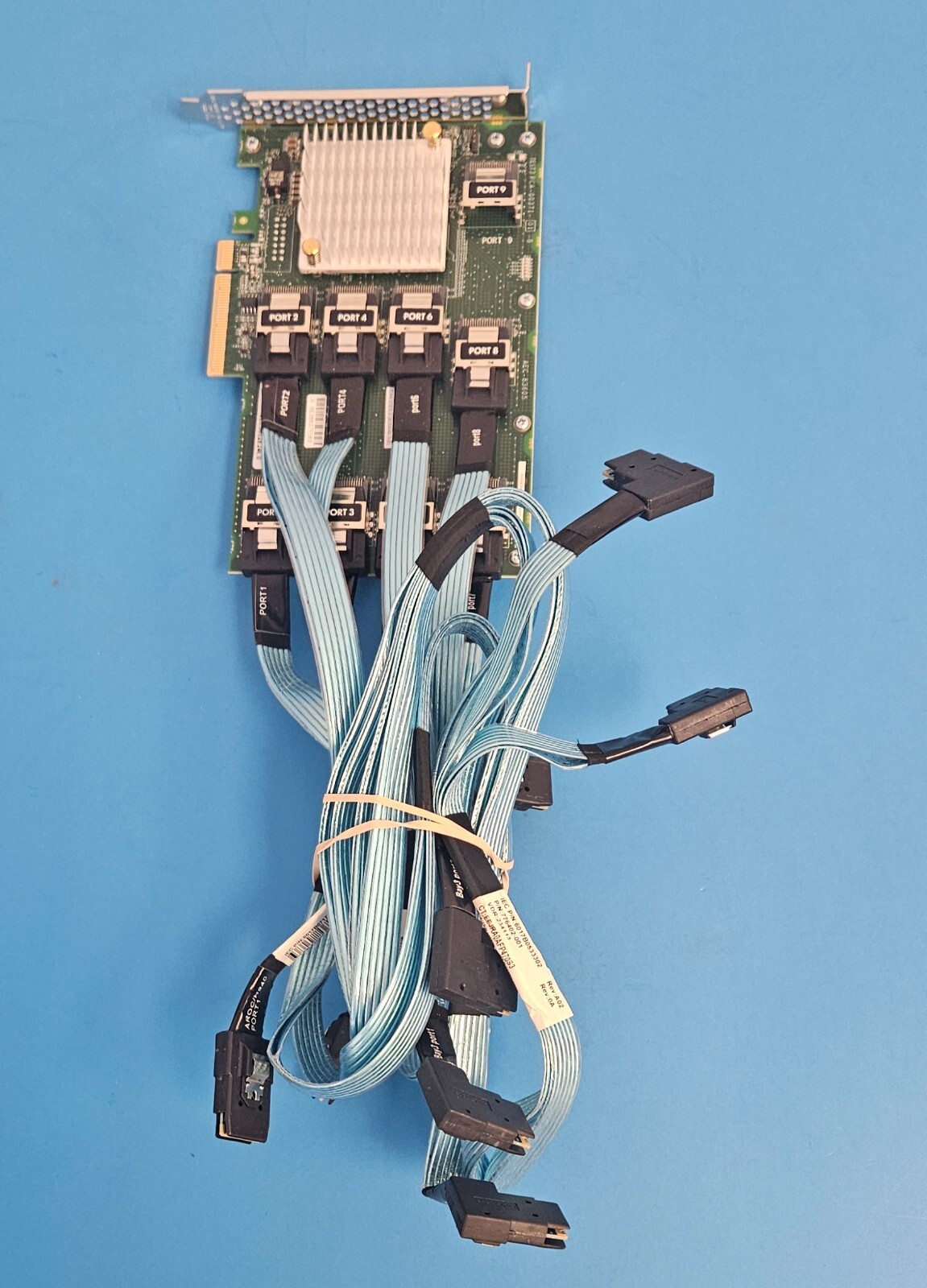 HP AEC-83605 HP 12GB SAS Expansion Board 761879-001 w/ 8x cables please read