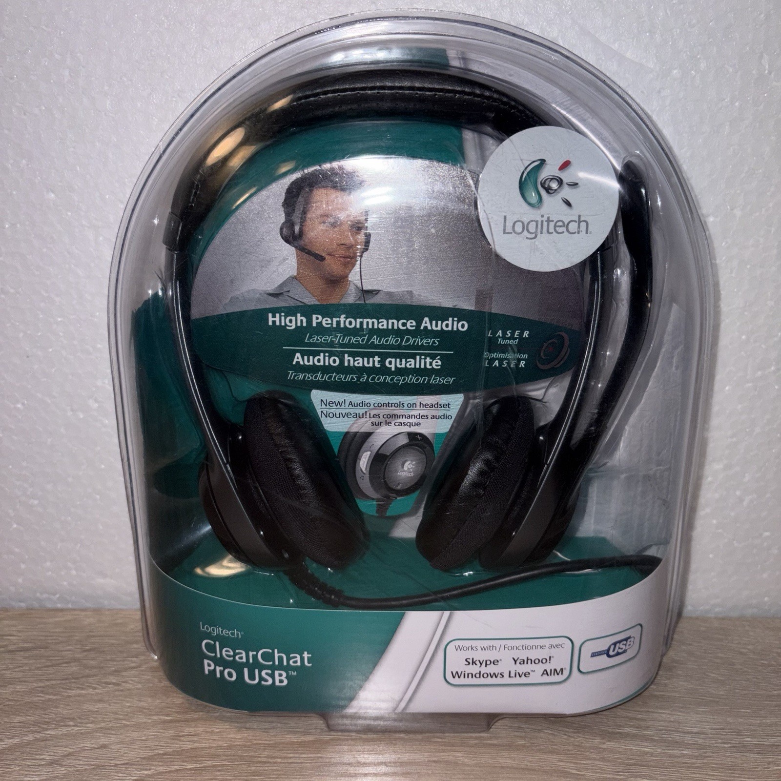 Logitech ClearChat Pro USB High Performance Headset 981-000010 New Sealed