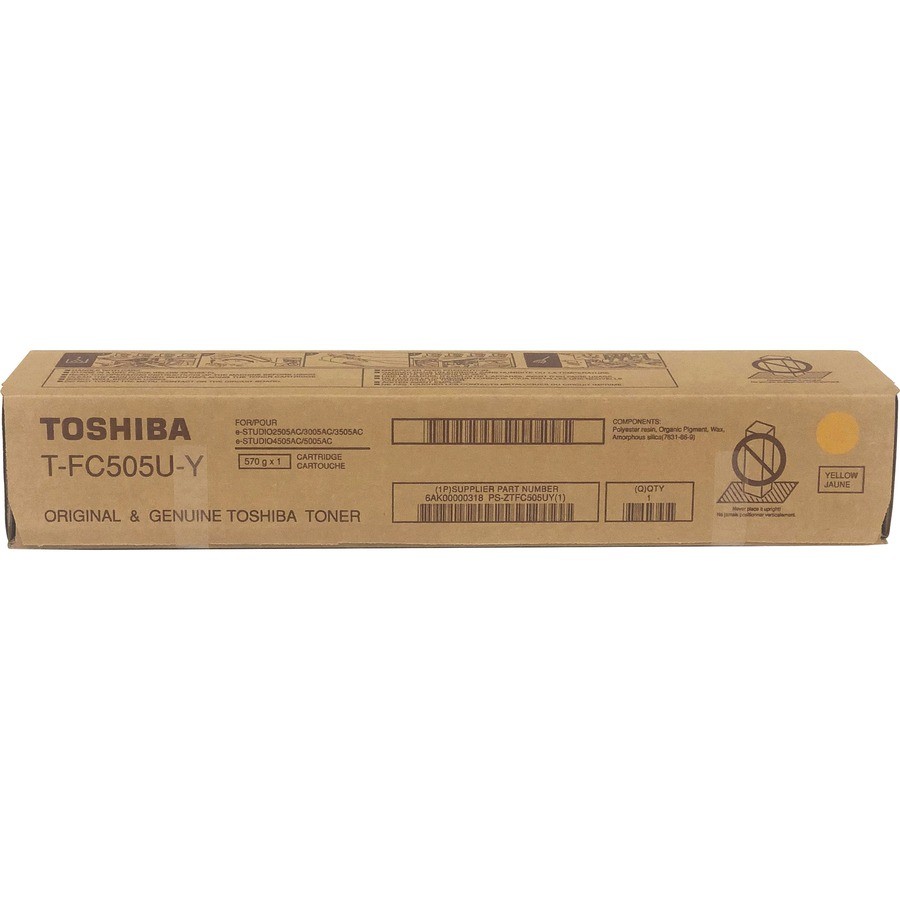 Toshiba Original High Yield Laser Toner Cartridge Yellow 1 Each