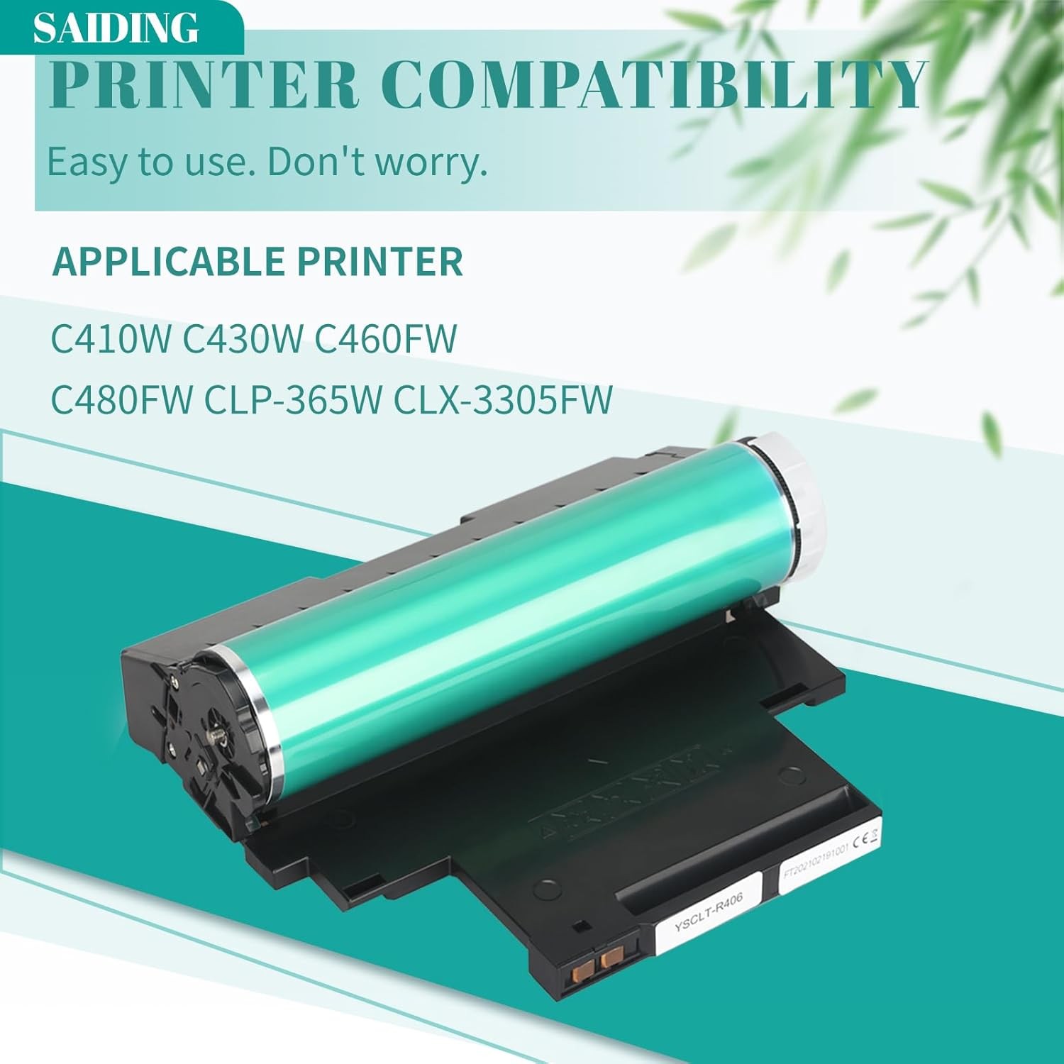 R406 Imaging Drum Unit Replacement for Samsung CLT 406 24000 Pages for CLP-36...