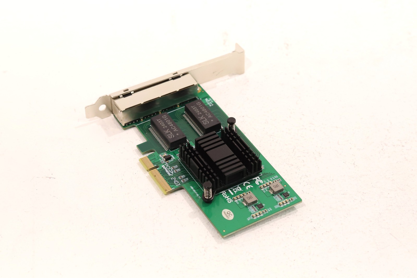 10Gtek I350 Quad-Port Gigabit PCIe Network Adapter P/N: I350-GE-4T-X4_V1 Tested
