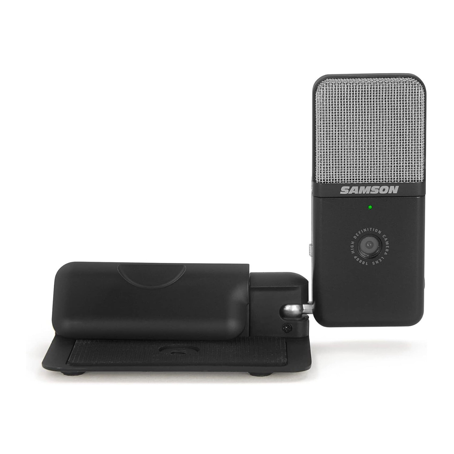 Samson Go Mic Video 1080P HD Webcam and Dual-Pattern USB Microphone (Black)